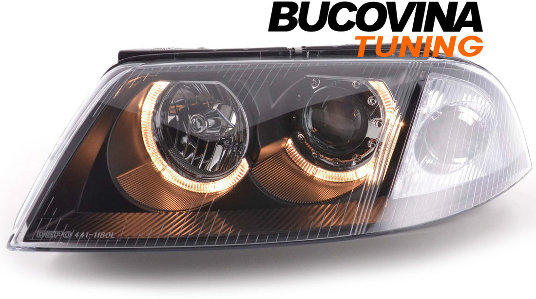 Faruri Angel Eyes compatibile cu Vw Passat 3bg (2000-2005)