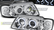 Faruri ANGEL EYES Crom look compatibila AUDI A3 8L...