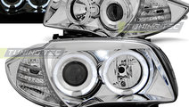 Faruri ANGEL EYES Crom look compatibila BMW 1 E87/...