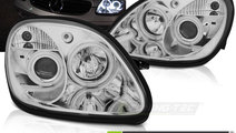 Faruri ANGEL EYES Crom look compatibila MERCEDES R...