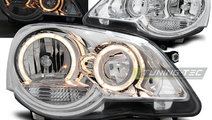 Faruri ANGEL EYES Crom look compatibila VW POLO 9N...