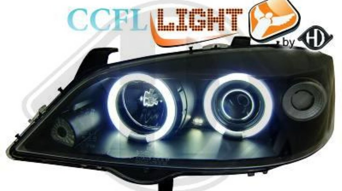 FARURI ANGEL EYES cu ccfl PENTRU OPEL ASTRA G FUNDAL NEGRU