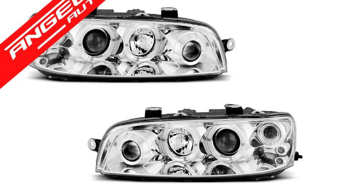 Faruri Angel Eyes FIAT PUNTO 2 1999-2003 Chrome