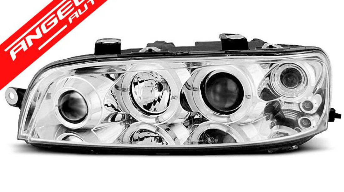 Faruri Angel Eyes FIAT PUNTO 2 1999-2003 Chrome