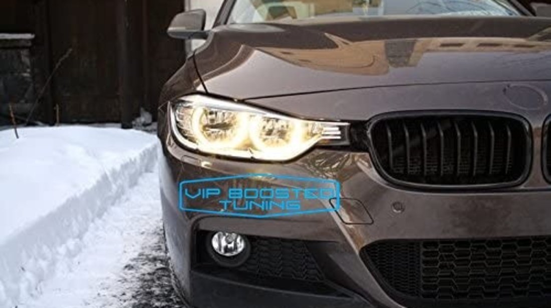 Faruri Angel Eyes Full LED BMW Seria 3 F30 F31