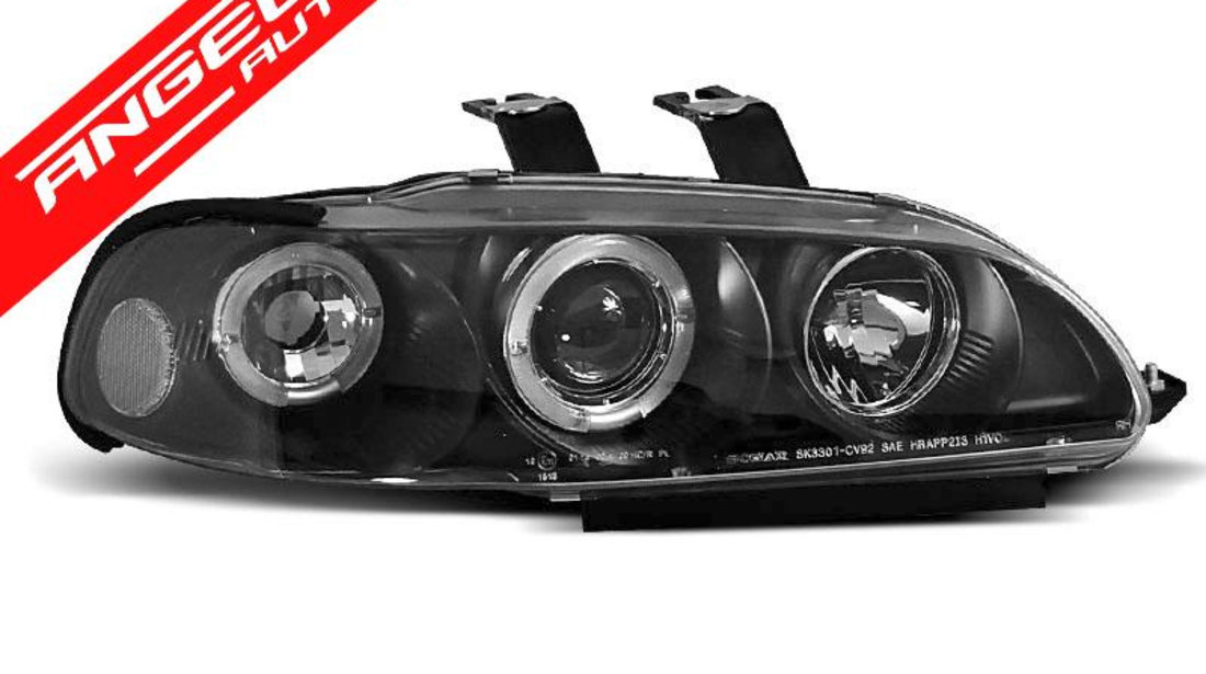 Faruri Angel Eyes HONDA CIVIC 1991-1995 Black