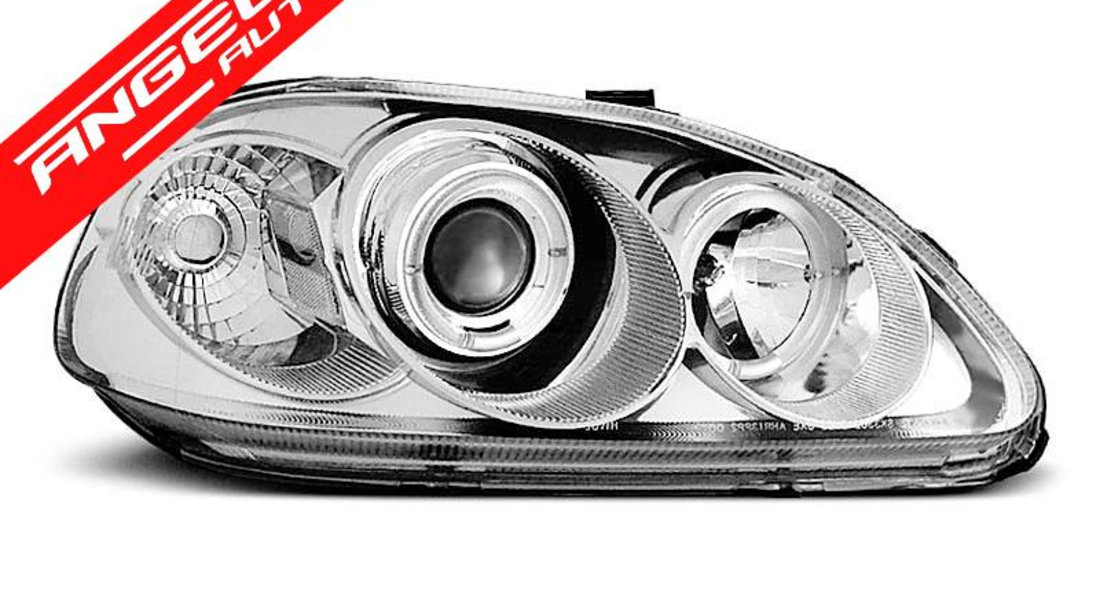 Faruri Angel Eyes Honda Civic 1995-1999 Chrome Design