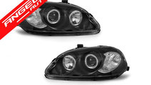 Faruri Angel Eyes HONDA CIVIC 1999-2001 Black