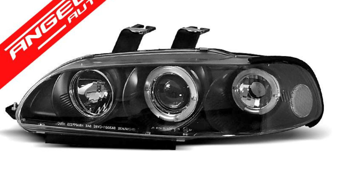 Faruri Angel Eyes HONDA CIVIC 4 Usi 1991-1995 Black