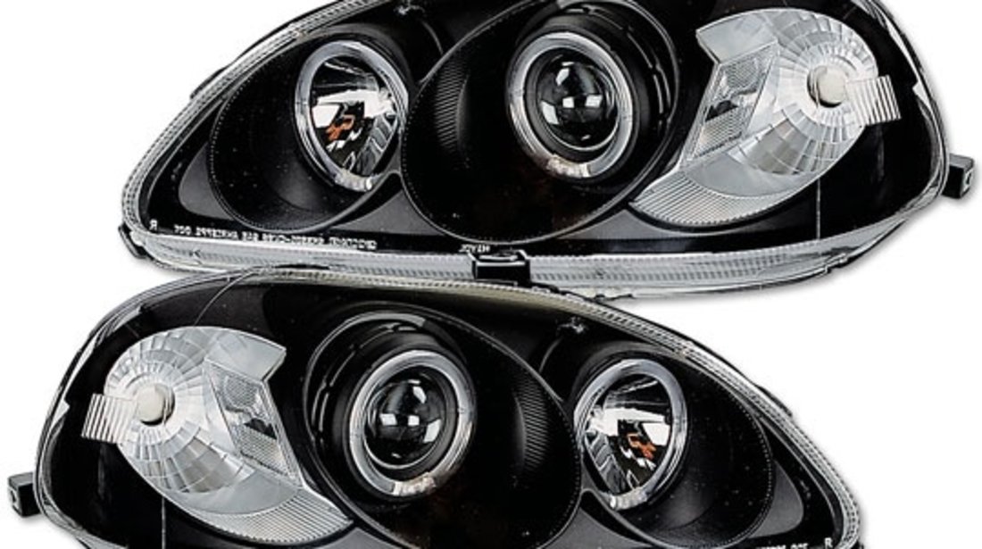 FARURI ANGEL EYES HONDA CIVIC COUPE/LIM FUNDAL BLACK - FKFS8044