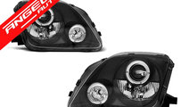 Faruri Angel Eyes Honda Prelude 1997-2001 Negru