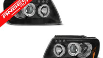 Faruri Angel Eyes JEEP GRAND CHEROKEE 99-05 Negru