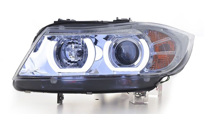 Faruri Angel Eyes LED BMW E90 E91 seria 3
