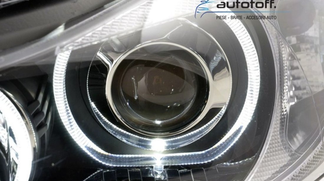 Faruri Angel Eyes LED BMW Seria 3 E90/E91 (2005-2011)