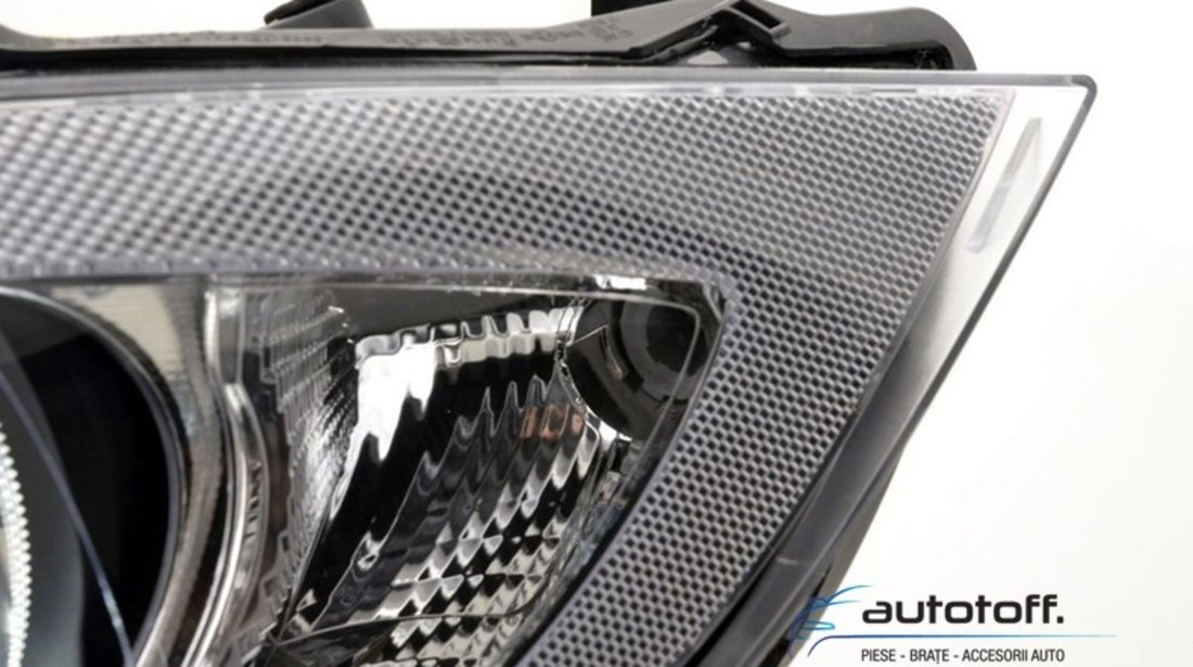 Faruri Angel Eyes LED BMW Seria 3 E90/E91 (2005-2011)