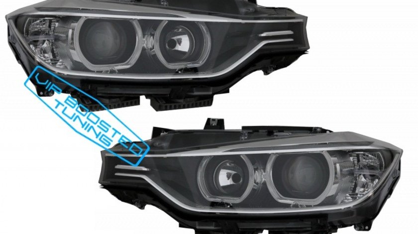 Faruri Angel Eyes LED BMW Seria 3 F30 F31 (2011-2015) Xenon look