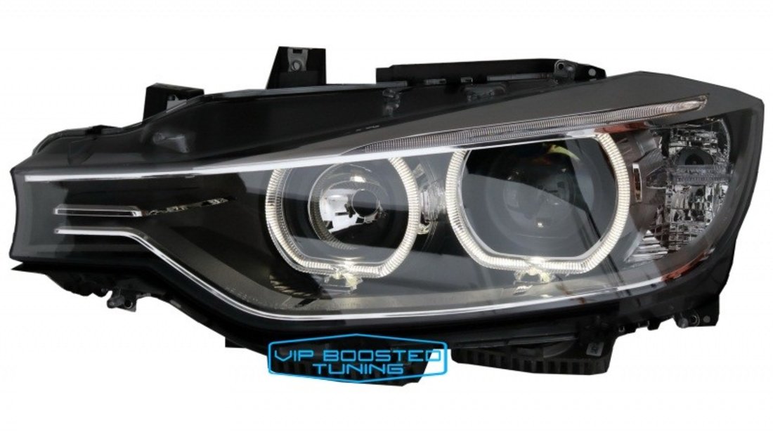 Faruri Angel Eyes LED BMW Seria 3 F30 F31 (2011-2015) OEM Xenon look