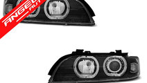 Faruri ANGEL EYES LED BMW Seria 5 E39 95-03 Negru