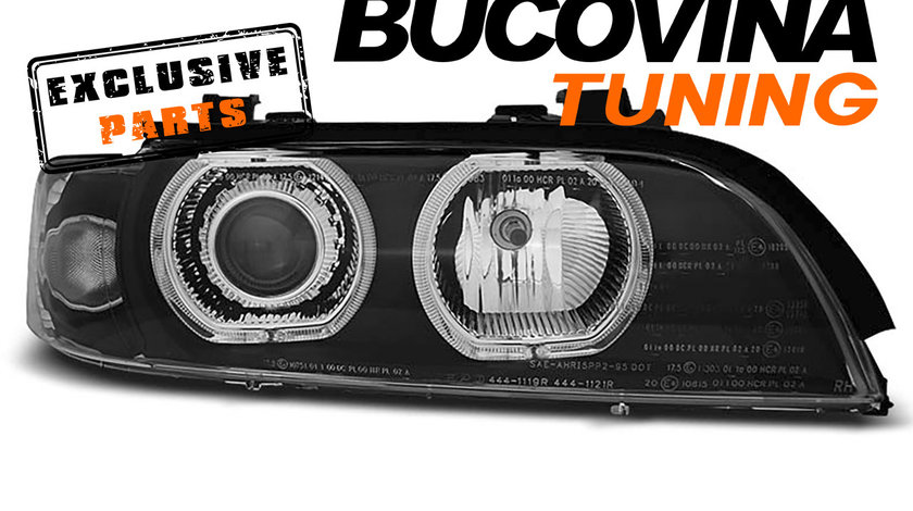 Faruri Angel Eyes LED BMW Seria 5 E39 (95-03) Xenon