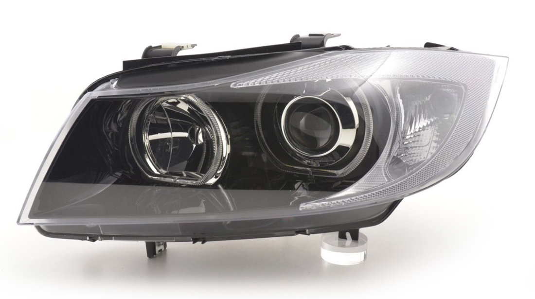 Faruri angel eyes LED compatibile cu BMW E90 E91 seria 3