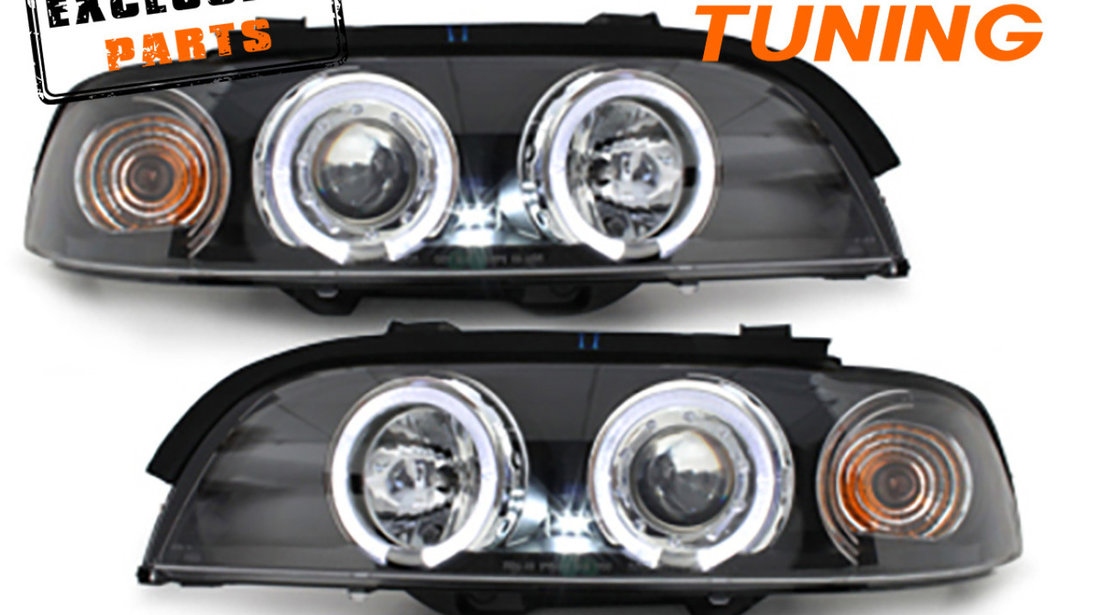 Faruri Angel Eyes LED compatibile cu BMW Seria 5 E39 (95-03)