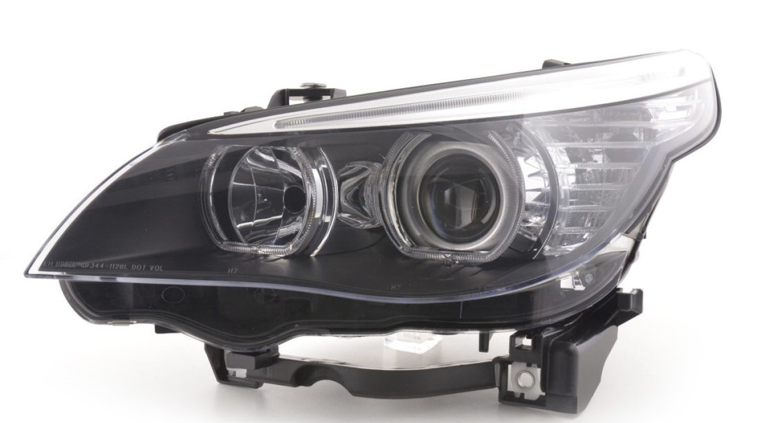 Faruri Angel Eyes LED compatibile cu BMW Seria 5 E60 (03-10)