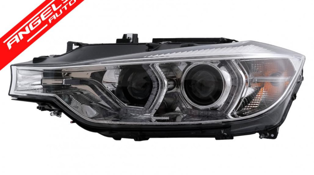 Faruri Angel Eyes LED DRL BMW F30 F31 Sedan Touring (11-15) Crom