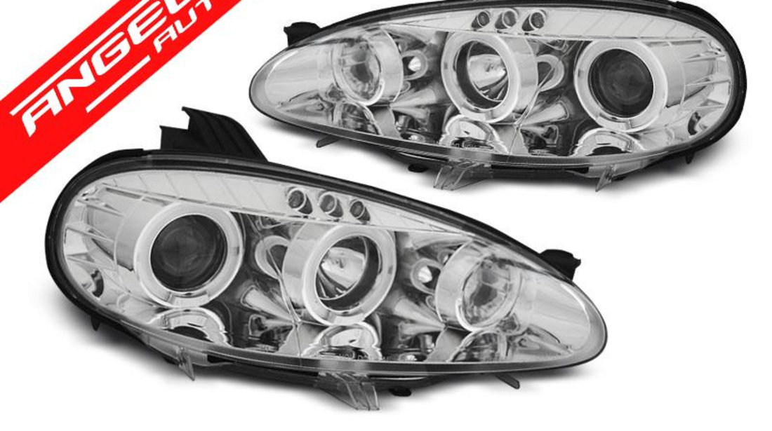 Faruri Angel Eyes Mazda MX5 2001-2005 Chrome