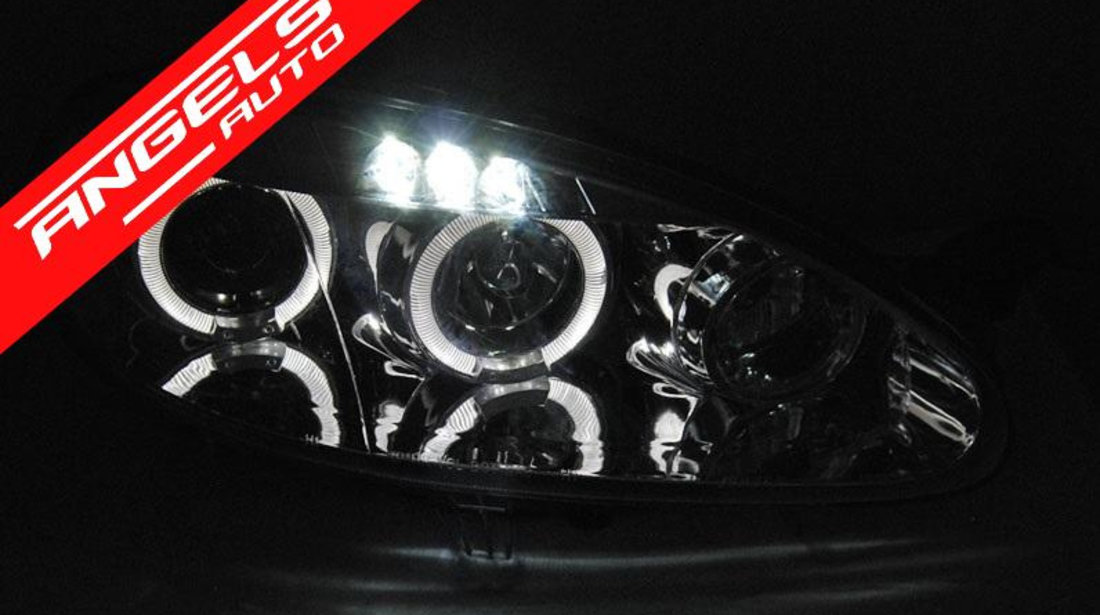 Faruri Angel Eyes Mazda MX5 2001-2005 Chrome