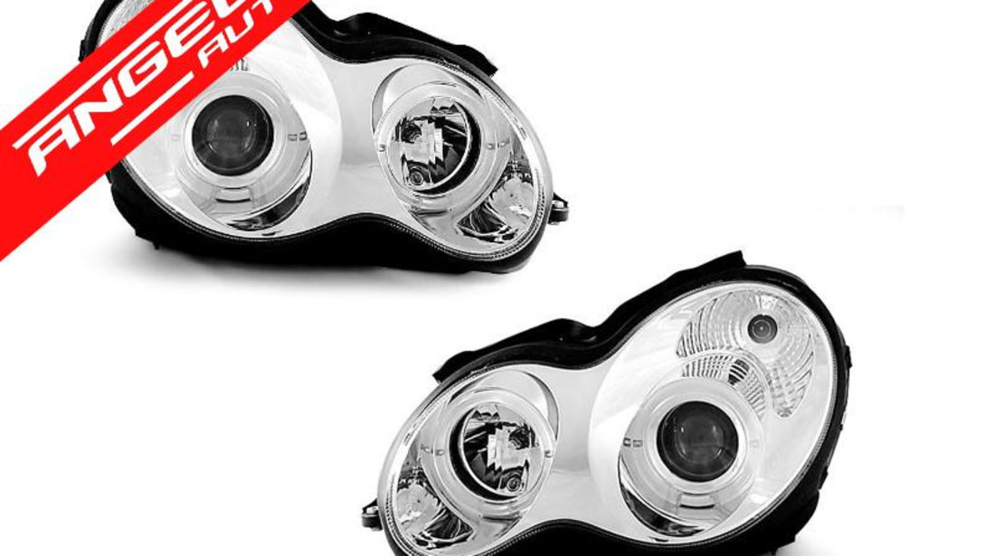 Faruri ANGEL EYES MERCEDES C class W203 00-04 CHROME