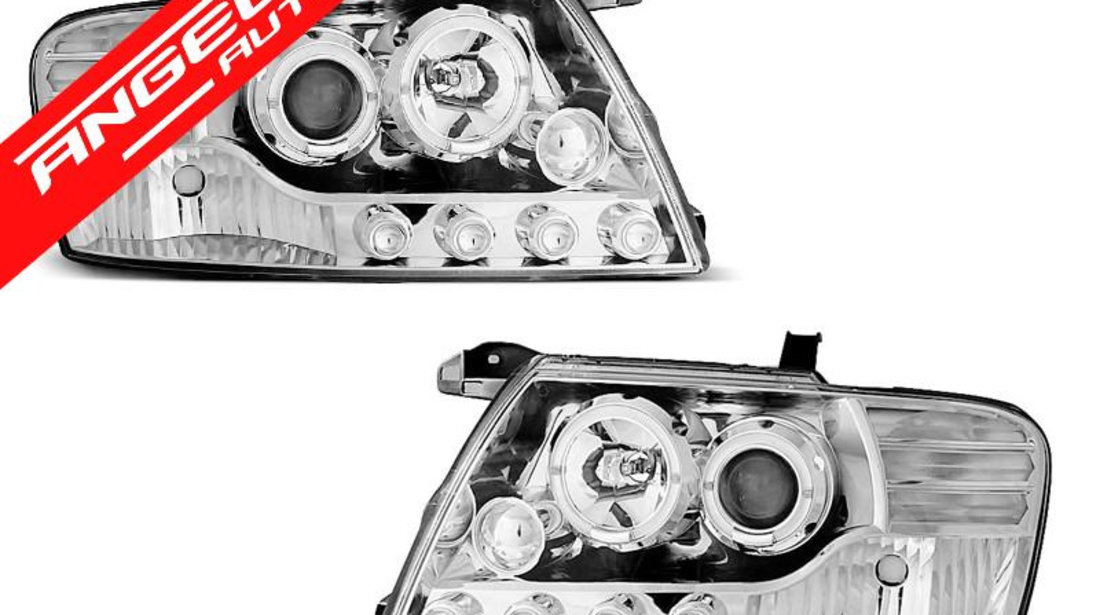 Faruri Angel Eyes MITSUBISHI PAJERO V60 2000-2006 CHROME