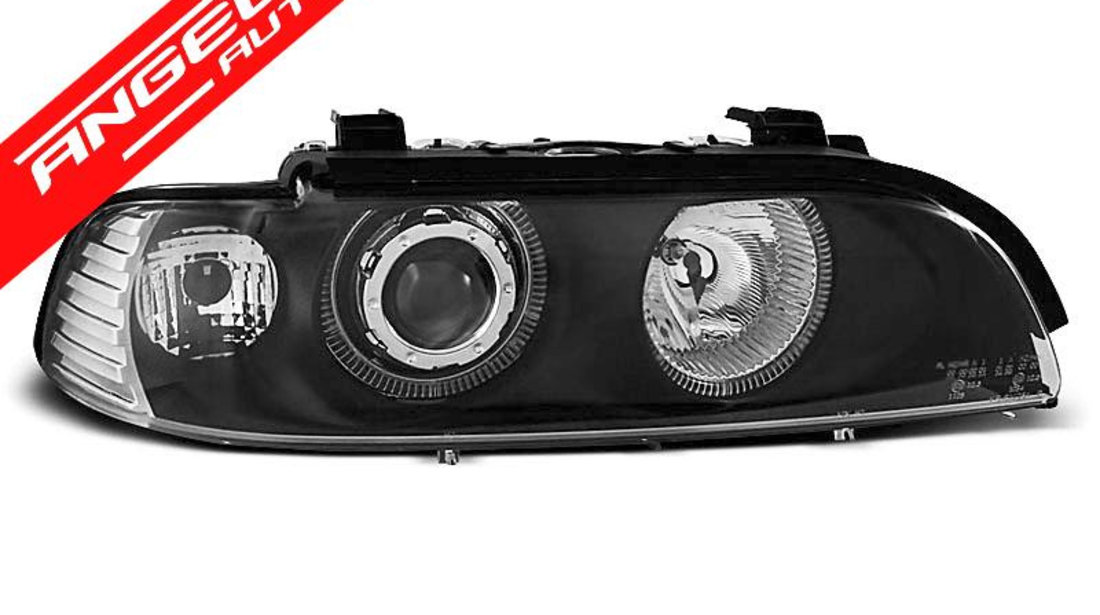 Faruri ANGEL EYES Negru potrivite pentru BMW E39 09.95-06.03