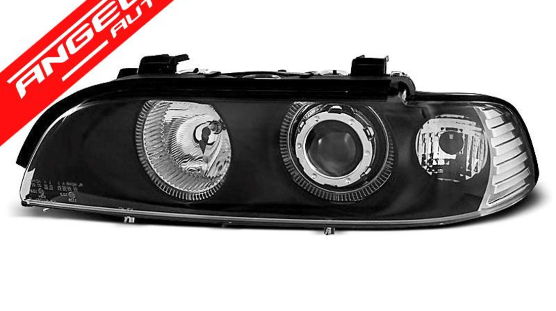 Faruri ANGEL EYES Negru potrivite pentru BMW E39 09.95-06.03