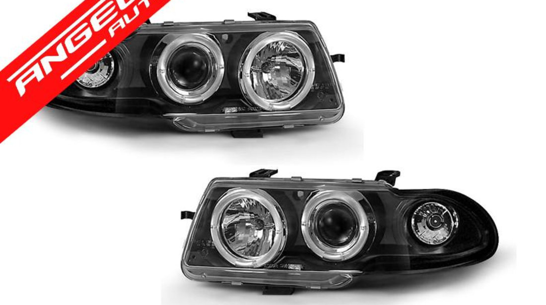 Faruri Angel Eyes OPEL ASTRA F 1991-1994 Black