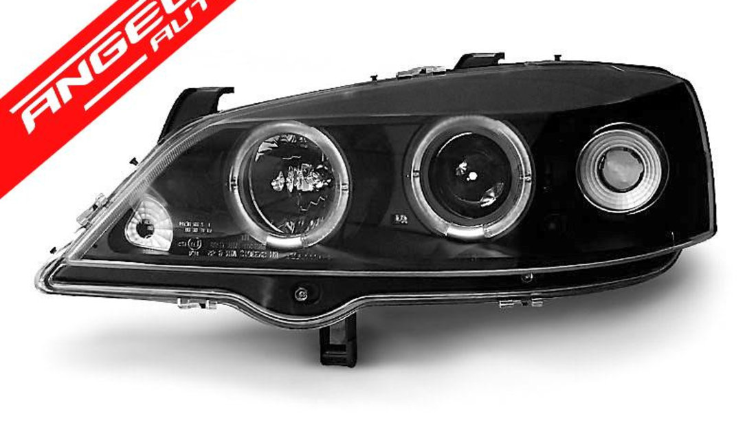 Faruri Angel Eyes Opel Astra G 1997-2004 Black