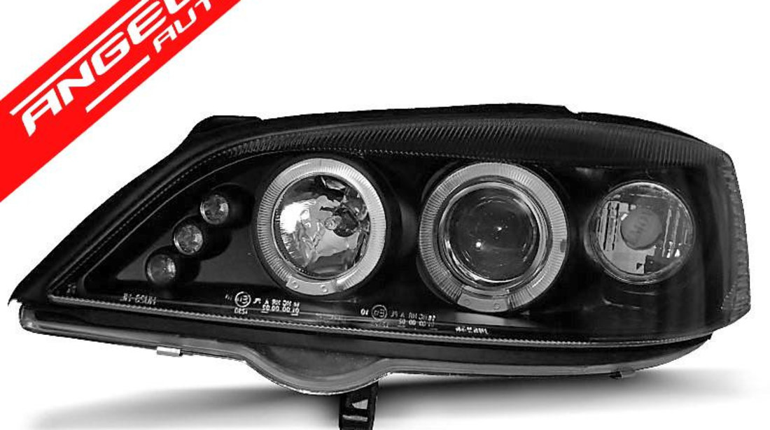 Faruri Angel Eyes OPEL ASTRA G 1998-2004 Black