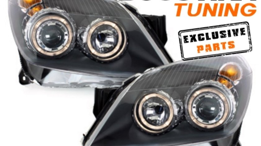 FARURI ANGEL EYES OPEL ASTRA H (04-10) FUNDAL NEGRU