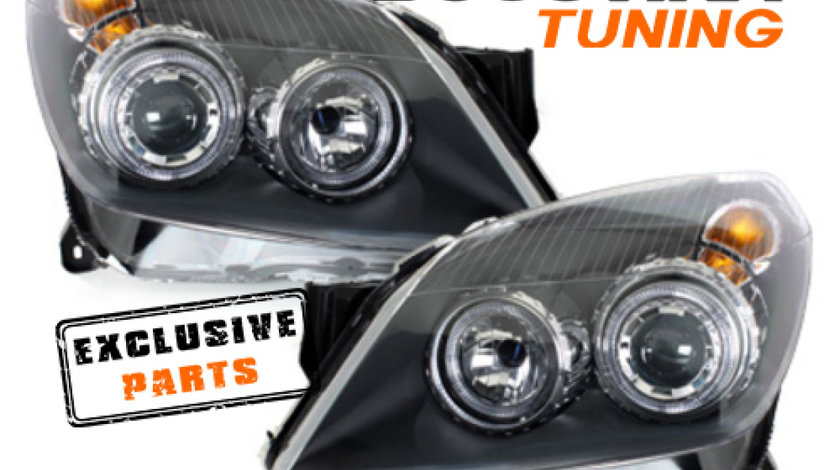 FARURI ANGEL EYES OPEL ASTRA H (04-10) FUNDAL NEGRU