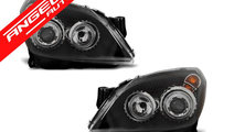 Faruri Angel Eyes Opel Astra H 2004-2009 Negru