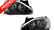 Faruri Angel Eyes Opel Corsa C 2000-2006 Fundal Ne...