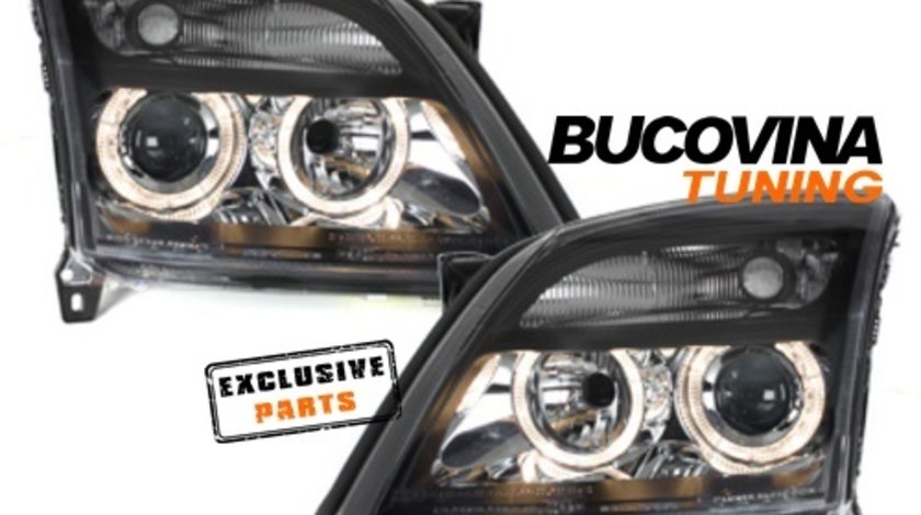 FARURI ANGEL EYES OPEL VECTRA C (02-05) FUNDAL NEGRU