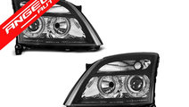 Faruri Angel Eyes Opel Vectra C 2002-2005 Negru