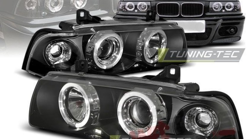 Faruri Angel Eyes pentru BMW E36