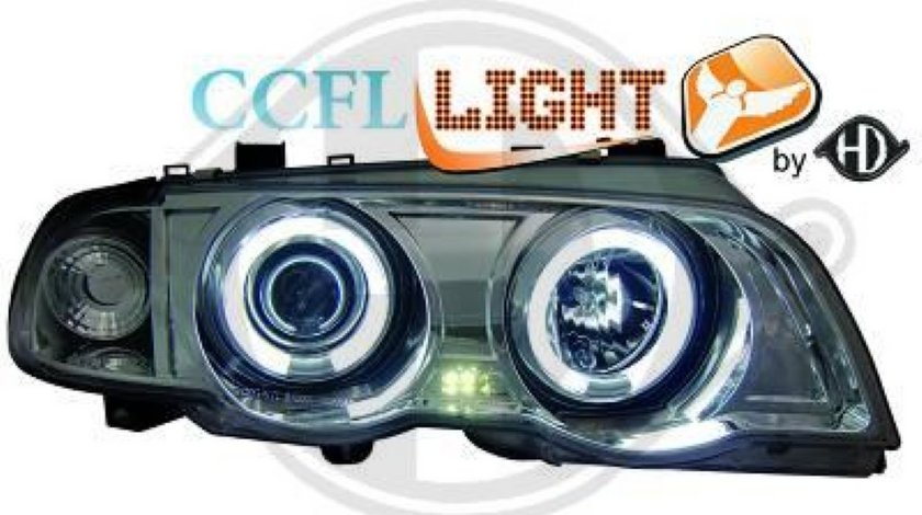 FARURI ANGEL EYES PENTRU BMW E46 FUNDAL CROM SAU NEGRU CU CCFL