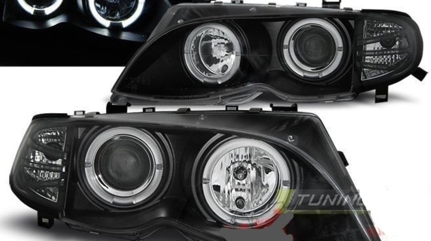 Faruri Angel Eyes pentru BMW E46