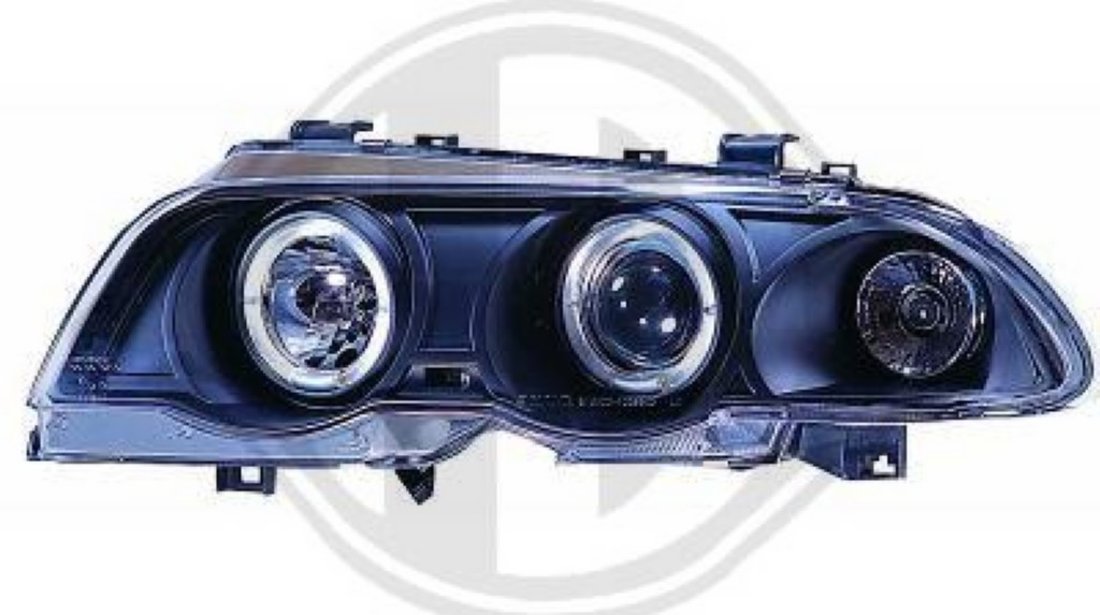 FARURI ANGEL EYES PENTRU BMW SERIE 3 E46 FUNDAL CROM SAU NEGRU