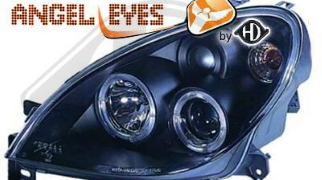 FARURI ANGEL EYES PENTRU CITROEN XSARA N7 FUNDAL CROM SAU NEGRU