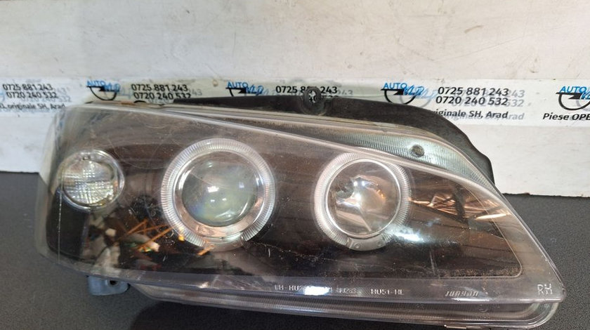 Faruri Angel Eyes Peugeot 106 1996-2003 Negru