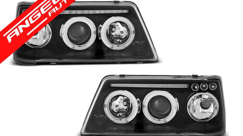 Faruri Angel Eyes Peugeot 205 1983-1996 Negru