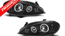 Faruri Angel Eyes Renault Megane 1999-2002 Negru